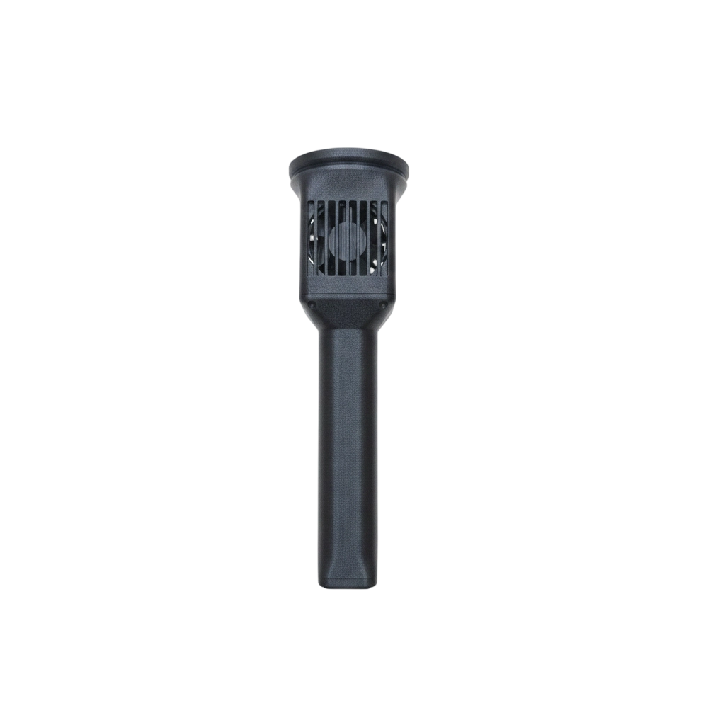 Forge 201 rear cooling fan and handle view